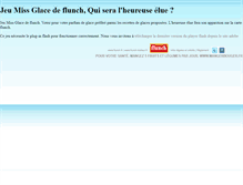 Tablet Screenshot of missglaceflunch.flunch.fr